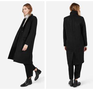 Everlane Wool Overcoat - XS, Black